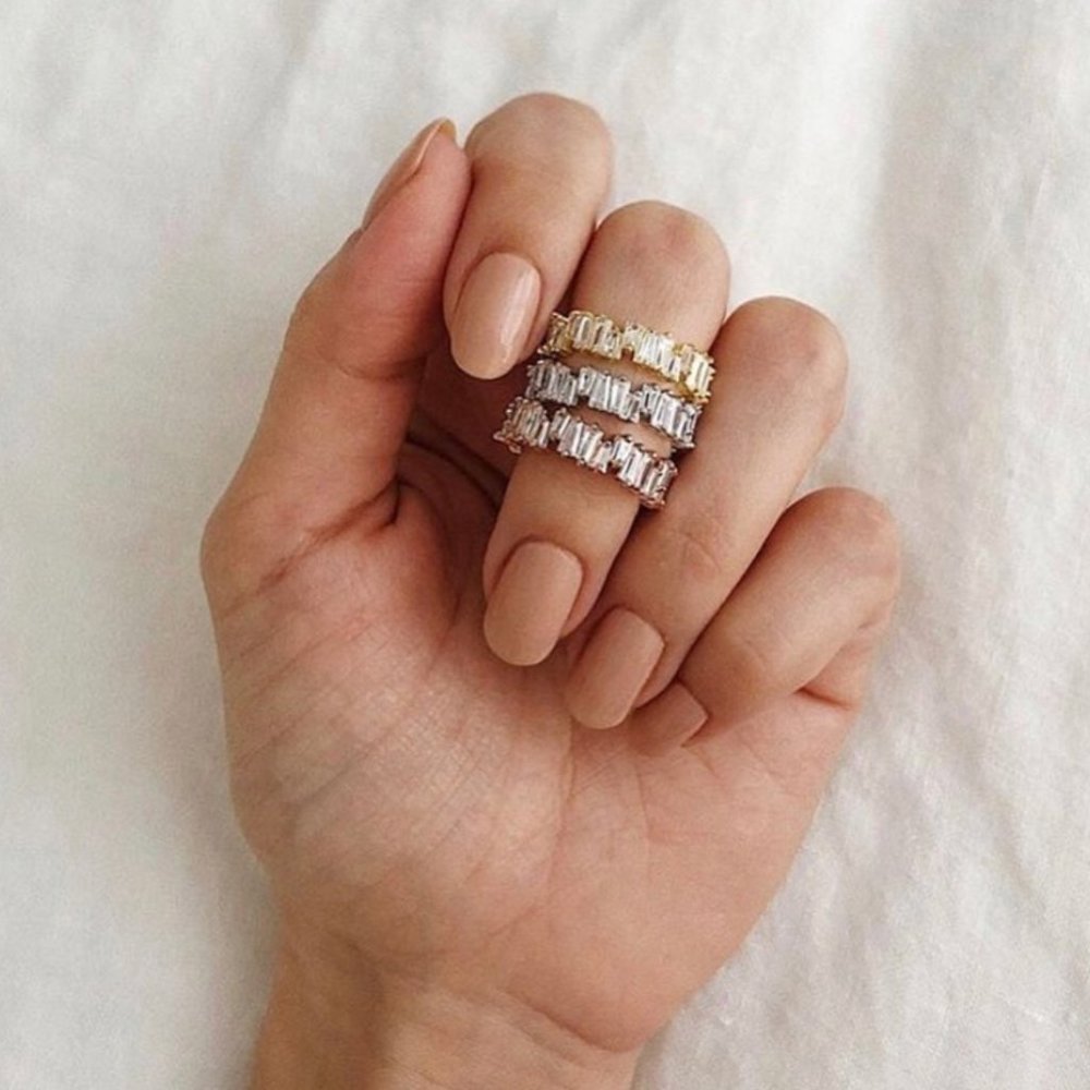 ✅NEW! HIGH QUALITY ZIRCONIA ABSTRACT STONES RING - Picture 4 of 4